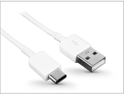 Samsung USB - USB Type-C gyári adat- és töltőkábel 150 cm-es vezetékkel - Fehér