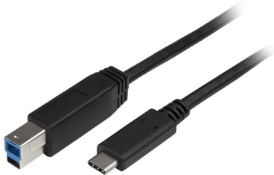 Startech USB315CB2M USB-C - USB-B (apa - apa) kábel 2m - Fekete
