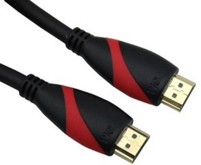 Vcom VCH2H18 HDMI 2.0 (APA-APA) Kábel 1.8m Piros-Fekete
