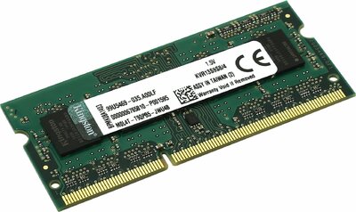 Kingston 4GB/1333MHz DDR-3 SR x8 (KVR13S9S8/4) notebook memória