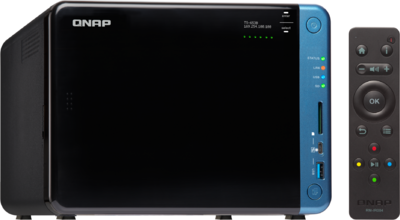 QNAP TS-653B-8G QNAP 6-Bay TurboNAS, SATA, Celeron 4C 1,5GH, 8GB RAM, 2x 1Gb, 2x10Gb optional