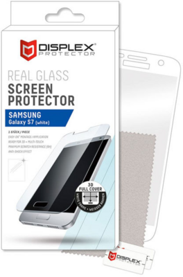 E.V.I. Displex Real Glass 3D Samsung Galaxy S7 Ütésálló kijelzővédő üveg Fehér