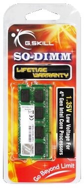 G.Skill 8GB /1600 DDR3L Notebook RAM