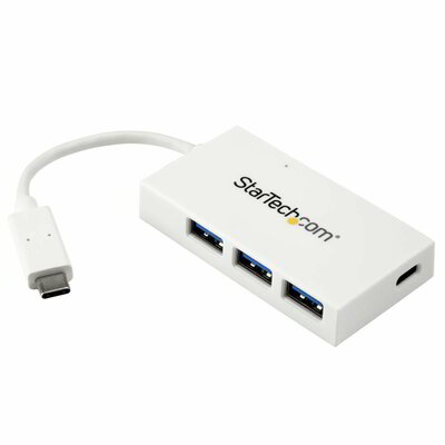 StarTech HB30C3A1CFBW USB 3.0 HUB (4 port) Fehér
