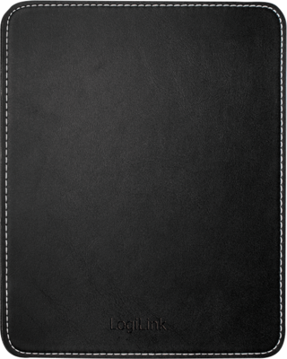 Logilink leather design egérpad - Fekete