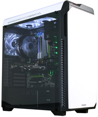 Zalman Z9 Neo Plus Window Számítógépház - Fehér