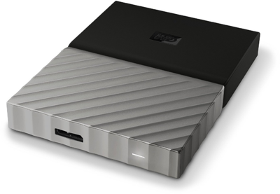 Western Digital 3TB My Passport Ultra Fekete/Szürke USB 3,0 Külső HDD