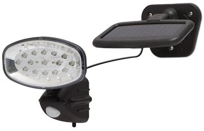 LED-es szolár kültéri reflektor (55269), mozgásérzékelős, érzékelési távolság max 6m