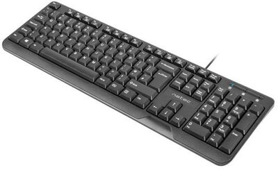 Natec NKL-0967 TROUT SLIM USB Billentyűzet ENG - Fekete