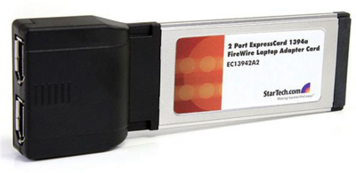 Startech EC13942A2 Expresscard - 2x FireWire 400 Port bővítő