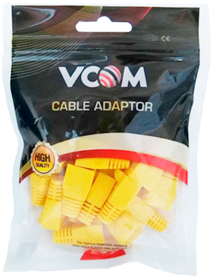 VCOM NM-001-Y UTP kábel törésgátló - Sárga
