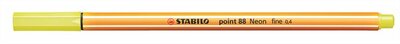 Stabilo Point 88 0.4mm Tűfilc Neon sárga
