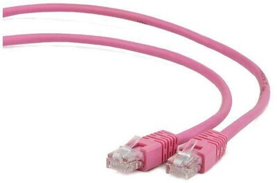 Gembird FTP kat.6 RJ45 patch kábel, 5m, rózsaszín
