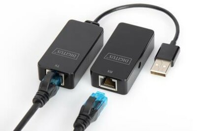 Digitus DA-70141 CAT5e/6 Aktív Ethernet hosszabbító adapter
