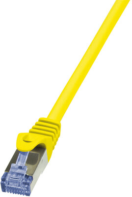 LogiLink CAT6A S/FTP Patch Cable PrimeLine AWG26 PIMF LSZH yellow 1,00m