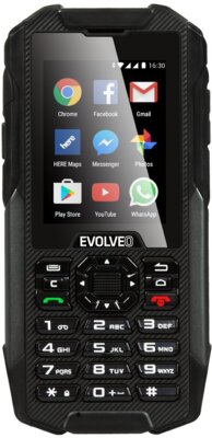 Evolveo StrongPhone X4 Okostelefon - Fekete
