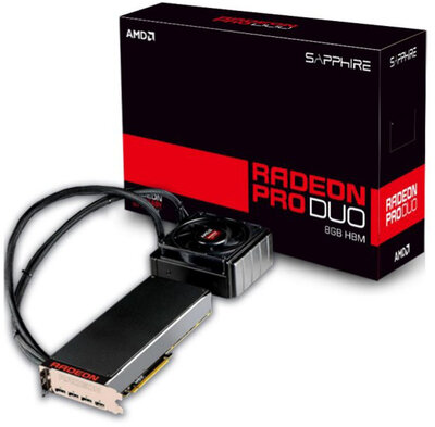 Sapphire RADEON PRO DUO 8GB HBM Videókártya