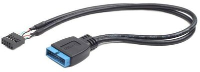 Gembird CC-U3U2-01 USB 2.0 - USB 3.0 belső adatkábel 0.3m - Fekete