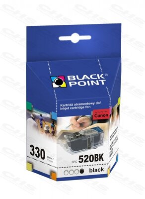 Black Point patron BPC520Bk (Canon PGI-520Bk), fekete