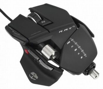 Saitek MAD CATZ R.A.T. 5 (5600 DPI) Gamer Egér Fekete