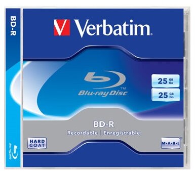 Verbatim BD-R Blu-Ray 25GB, 6x, normál tokban