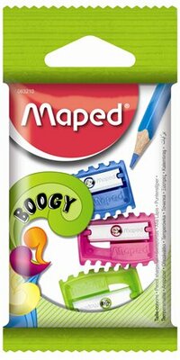 Maped Boogy egylyukú hegyező - Vegyes színek 3 db