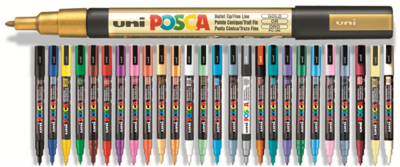 Uni POSCA Marker PC-3M Fine - Világos Rózsaszín