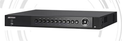 Hikvision DS-7608HUHI-F2/N Hibrid rögzítő, 16 csatorna (8 IP+8 Analóg/AHD/TVI), 128Mbps IP rögzítés, 2x Sata, HDMI,audio