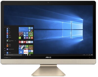 ASUS AIO V221ICUK-BA077T, 22" FHD, Intel Core i3-6006U (2,0GHz), 4GB, 500GB HDD, No ODD, Win10, Fekete