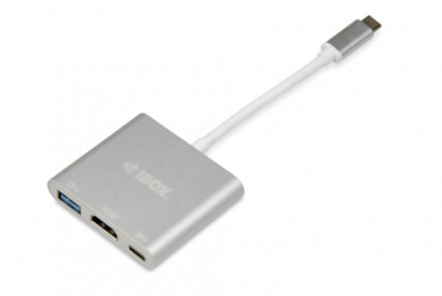 iBox IUH3CFT1 USB Type-C -> USB 3.0 + HDMI + USB Type-C adapter
