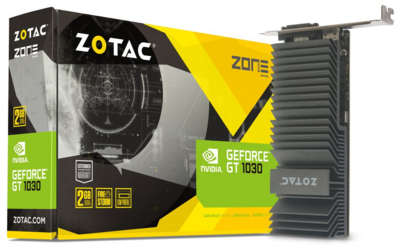 Zotac GeForce GT 1030 2GB GDDR5 Zone Edition Videókártya