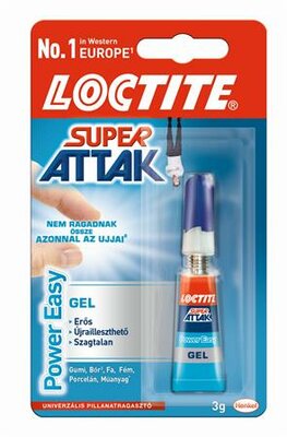 Henkel Loctite Super Attak Power Easy Pillanatragasztó gél 3g