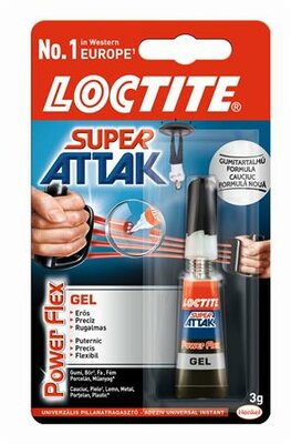 Henkel Loctite Super Attak PowerFlex Gel Pillanatragasztó gél 3g
