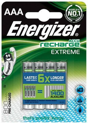 Energizer Extreme HR03 AAA Újratölthető mini ceruzaelem (4db/csomag)