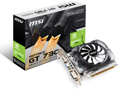 MSI GeForce GT 730 2GB DDR3 Videókártya