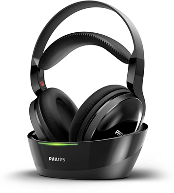 Philips SHC8800/12 Wireless Fejhallgató - Fekete