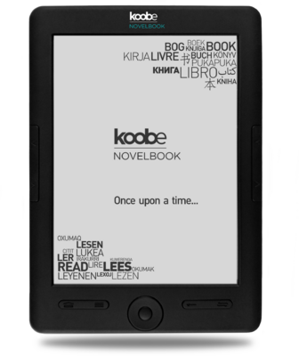 Koobe NovelBook Shine Edition 6" 8GB E-book olvasó Fekete