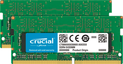 Crucial 16GB/2666 DDR4 Notebook RAM KIT (2x8GB)