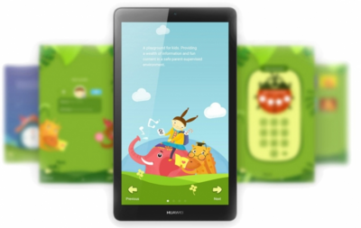 Huawei 7" Kids T3 16GB WiFi Tablet Szürke Extra Szülői felügyelet/Gyerek programok