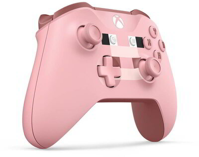 Microsoft Xbox One Wireless Controller Minecraft Pig SE Rózsaszín