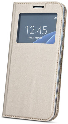 Forever FE521088 Smart Look Samsung Galaxy A3 2016 (A310) betekintős flip tok - Arany