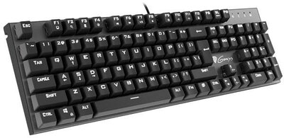 GENESIS Keyboard mechanical THOR 300 US, White Backlight, USB, RED OETEMU US lay