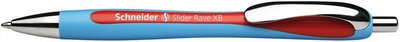 Schneider Slider Rave nyomógombos golyóstoll - 0.7mm / Piros