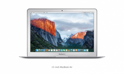 APPLE MacBook Air 13" i5 DC 1.8GHz/8GB/128GB SSD/Intel HD Graphics 6000 HUN KB (2017)