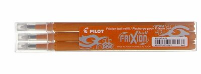 Pilot Frixion Ball/Clicker Rollertollbetét - 0.35mm / narancssárga (3 db)
