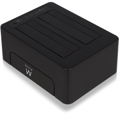 Ewent EW7014 Dual HDD Dokkoló és klónozó állomás (USB 3.1 Gen 1 - SATA)