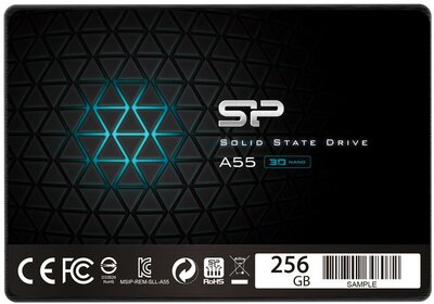 Silicon Power SSD Ace A55 256GB 2.5", SATA III 6GB/s, 560/530 MB/s, 3D NAND