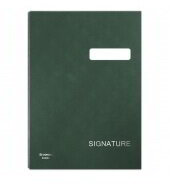 Donau A4 aláírókönyv elválasztó lapokkal - Zöld