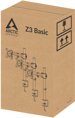 Arctic Z3 Basic 13" - 43" Monitor tartó Fekete