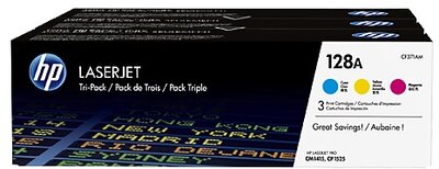 HP CF371AM (128A) Toner Tri-Color (CYM) Tri-Pack